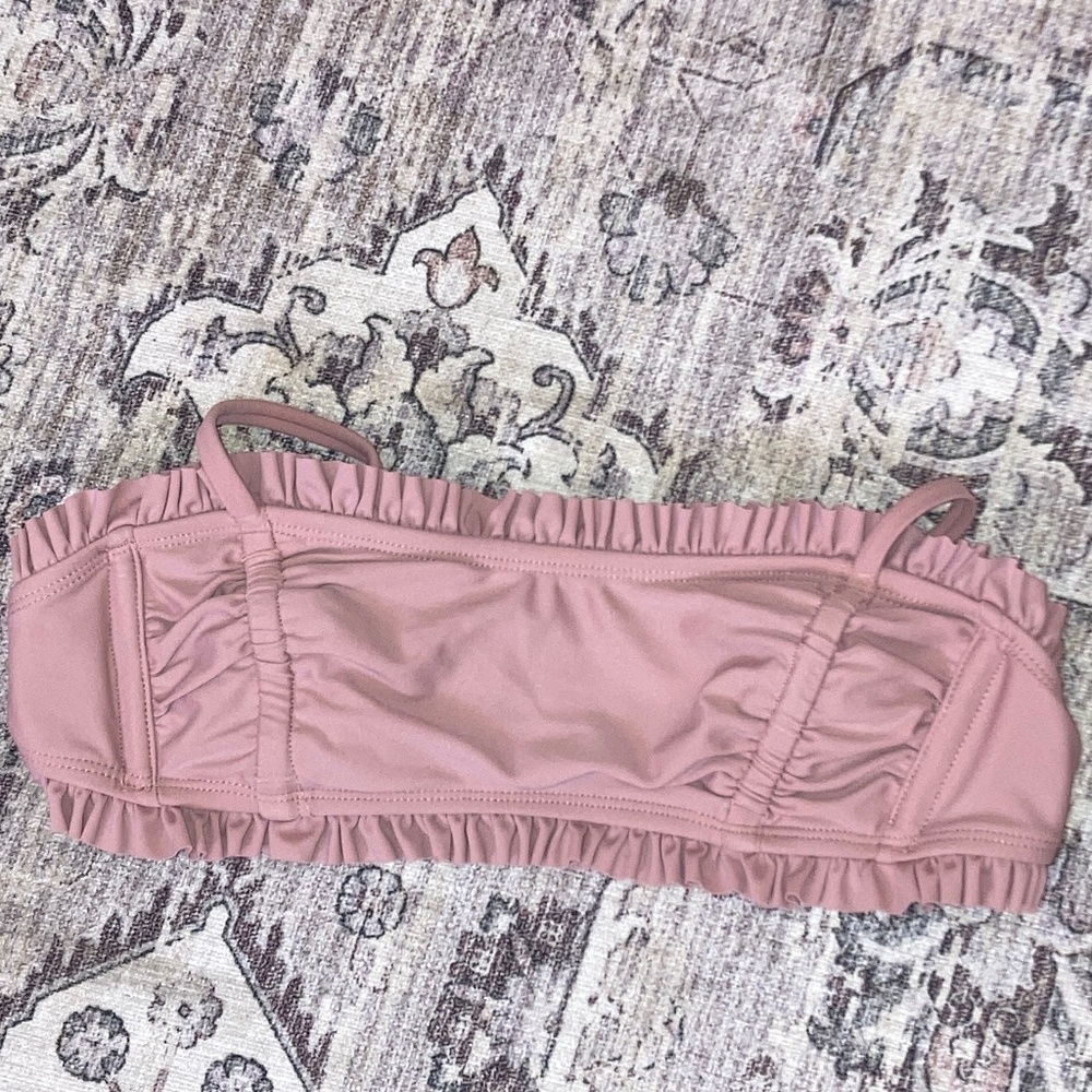 dusty rose bikini top